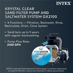 INTEX Ultra XTR Above Ground Pool 24ft x 12ft x 52in With 2 Floating Recliners And Mega Chill II Cooler