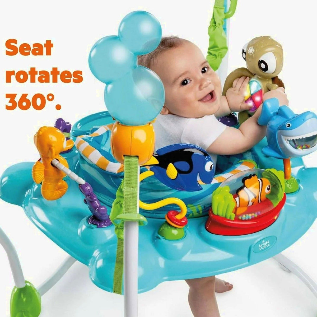 Bright Starts Baby Finding Nemo Sea Of Activities Jumper Infant Entertainer, Unisex - 60701
