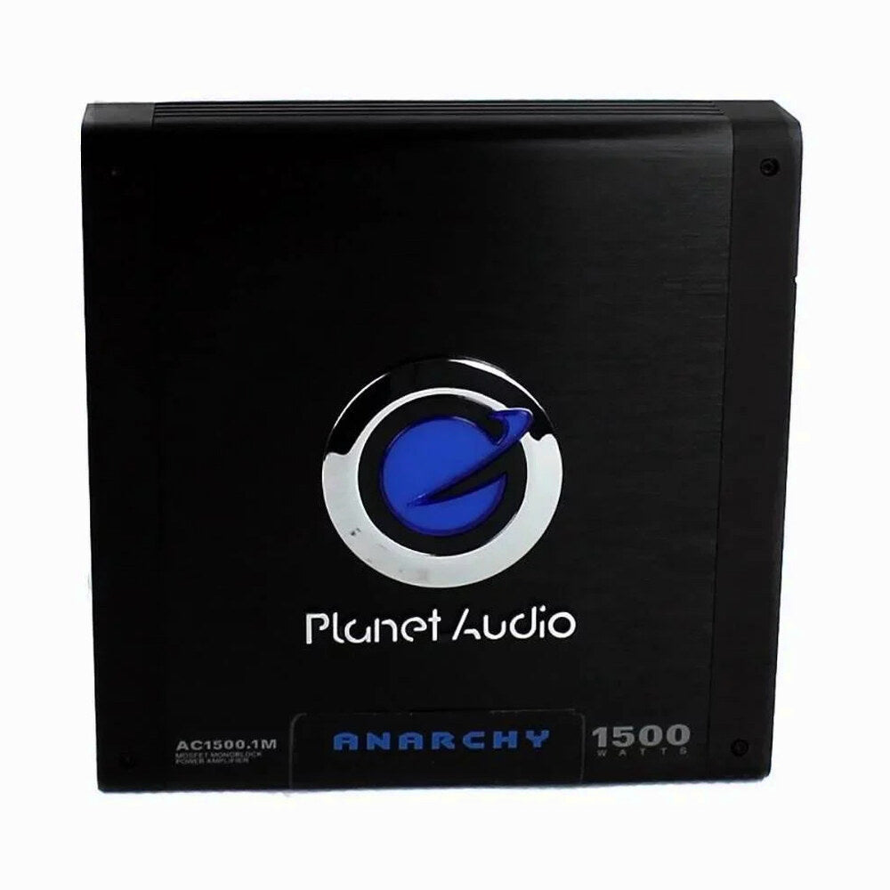 MTX TNE212D 12-Inch Subwoofer Enclosures 2-Pack With Planet Audio AC1500.1 Amplifiers 2-Pack And Soundstorm AKS8 Amp Wire Kit