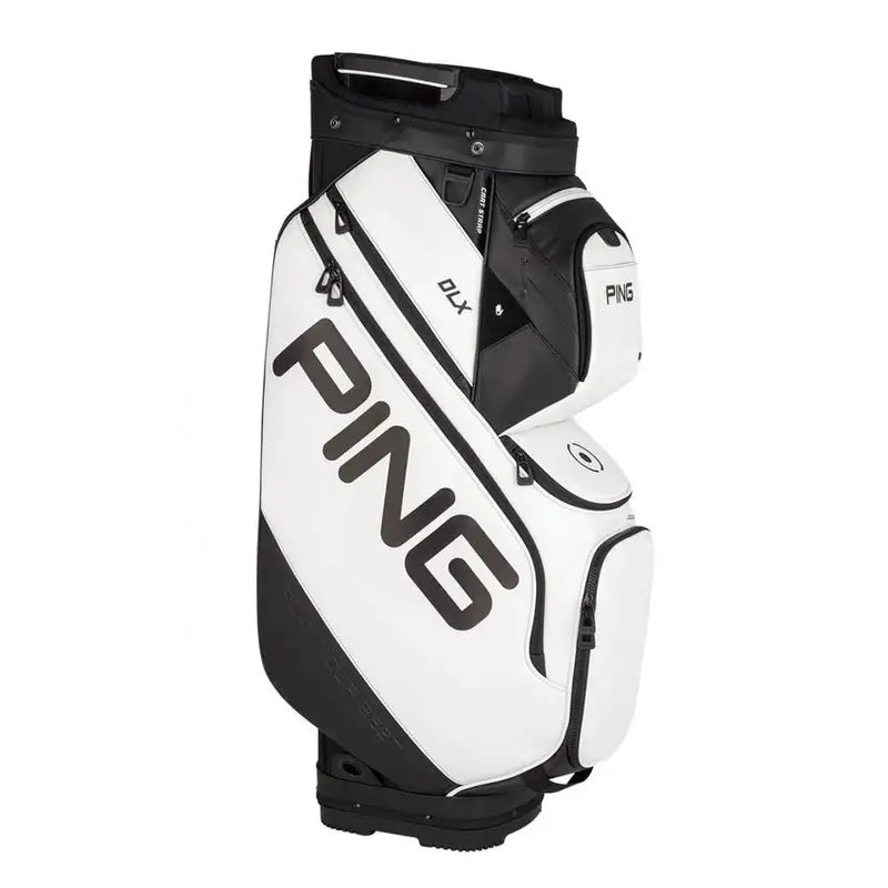 PING DLX Cart Bag, White, 15-Way Top, 15 Pockets - DLX – Value Crate