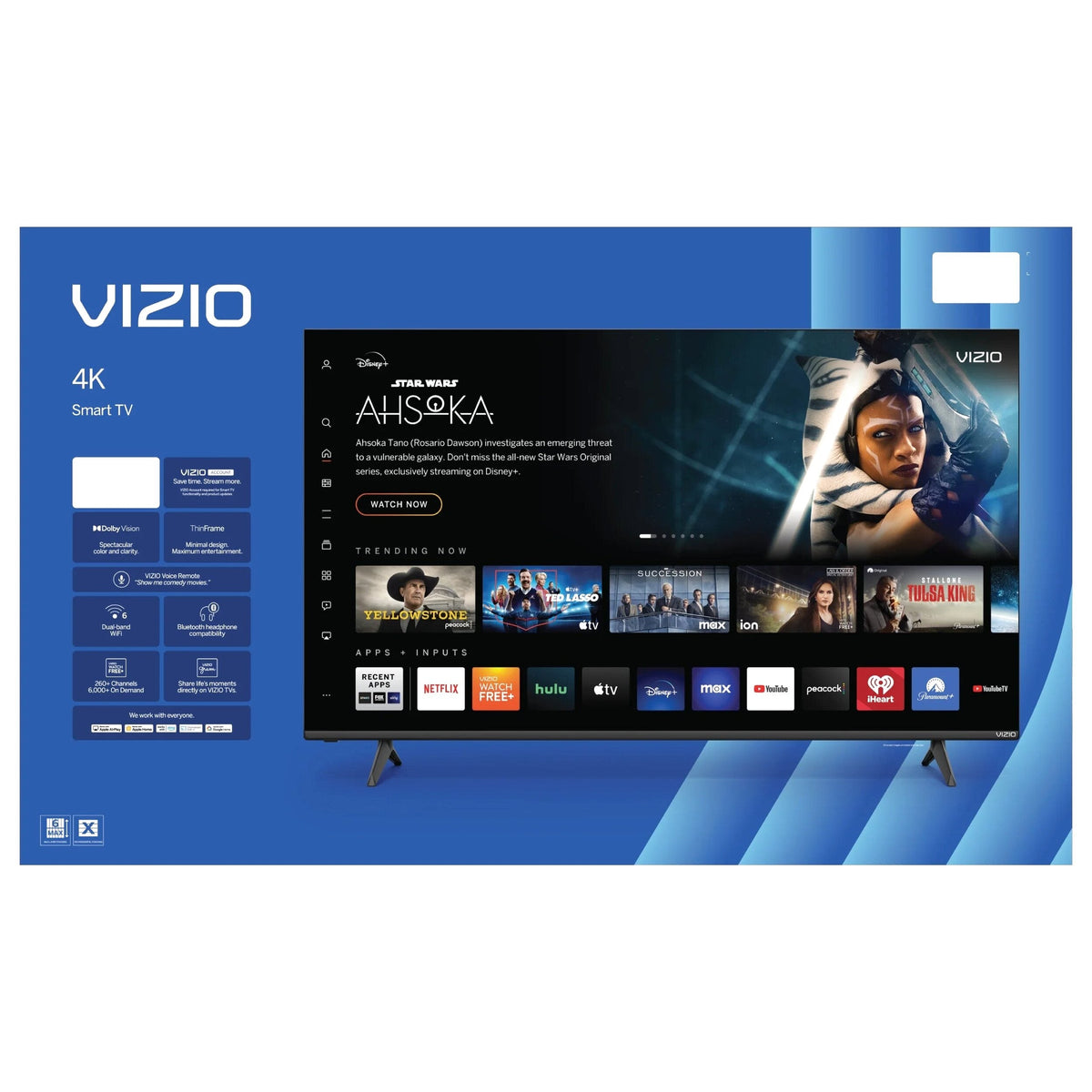 VIZIO 50 Inch Class 4K UHD LED HDR Smart TV - V4K50M-08