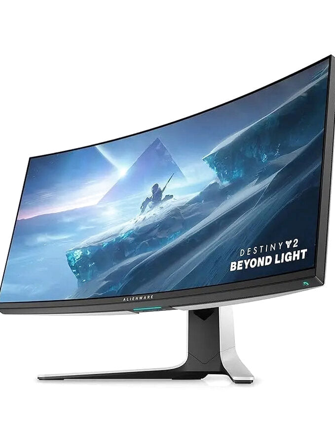 Alienware 38 Inch Ultrawide Curved Gaming Monitor, 144Hz, 3840 x 1600, IPS, White - AW3821DW