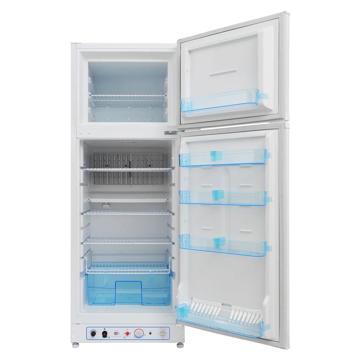 Smad Propane Refrigerator With Freezer, 9.4 Cu Ft, 64 in H, AC 110V - XCD275