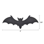 Creepy Gauze Fabric with Bats, Gray, 29.5" x 118", Halloween by Way To Celebrate