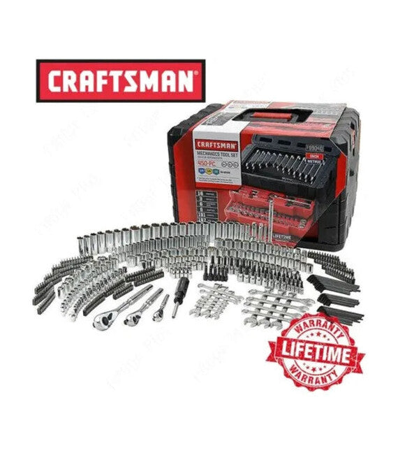 Craftsman 450-Piece Ratchet, Socket And Hand Wrench Mechanics Tool Set - 99040