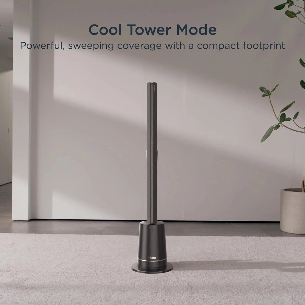 Shark TurboBlade XL Bladeless Tower Fan 180 Oscillation Charcoal - TF200