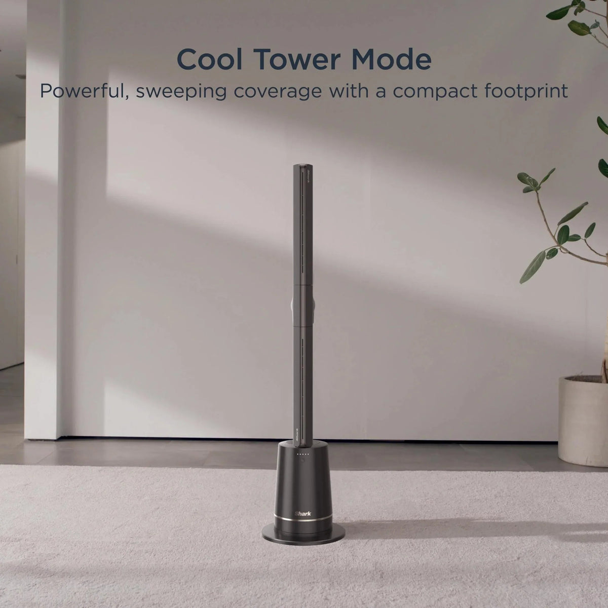 Shark TurboBlade XL Bladeless Tower Fan 180 Oscillation Charcoal - TF200