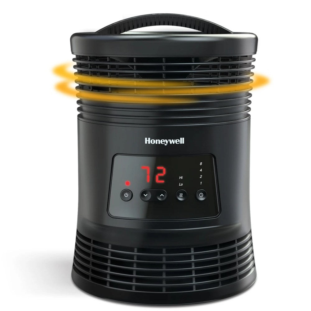 Honeywell 360 Digital Surround Fan Forced Heater, Black - HHF370B
