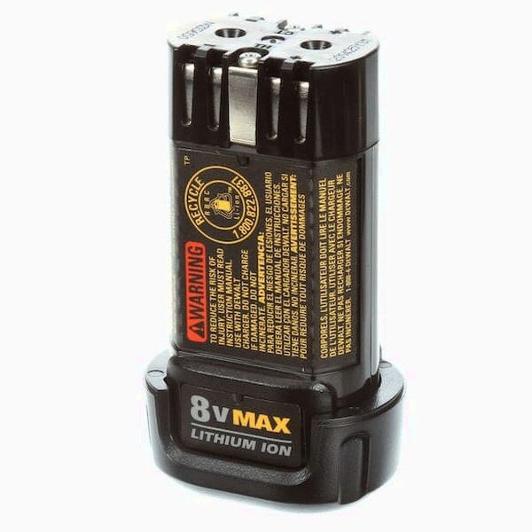 DEWALT 8V MAX Cordless Gyroscopic Screwdriver With Adjustable Handle, (2) 1.0Ah Batteries, Charger, And Bag