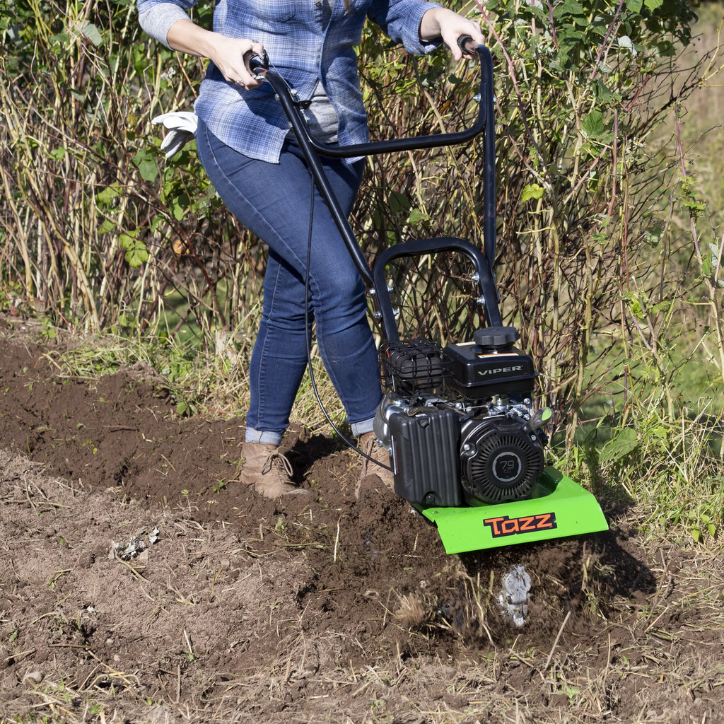 TAZZ 2-In-1 Front Tine Tiller/Cultivator With 79cc 4-Cycle Viper Engine, 35310