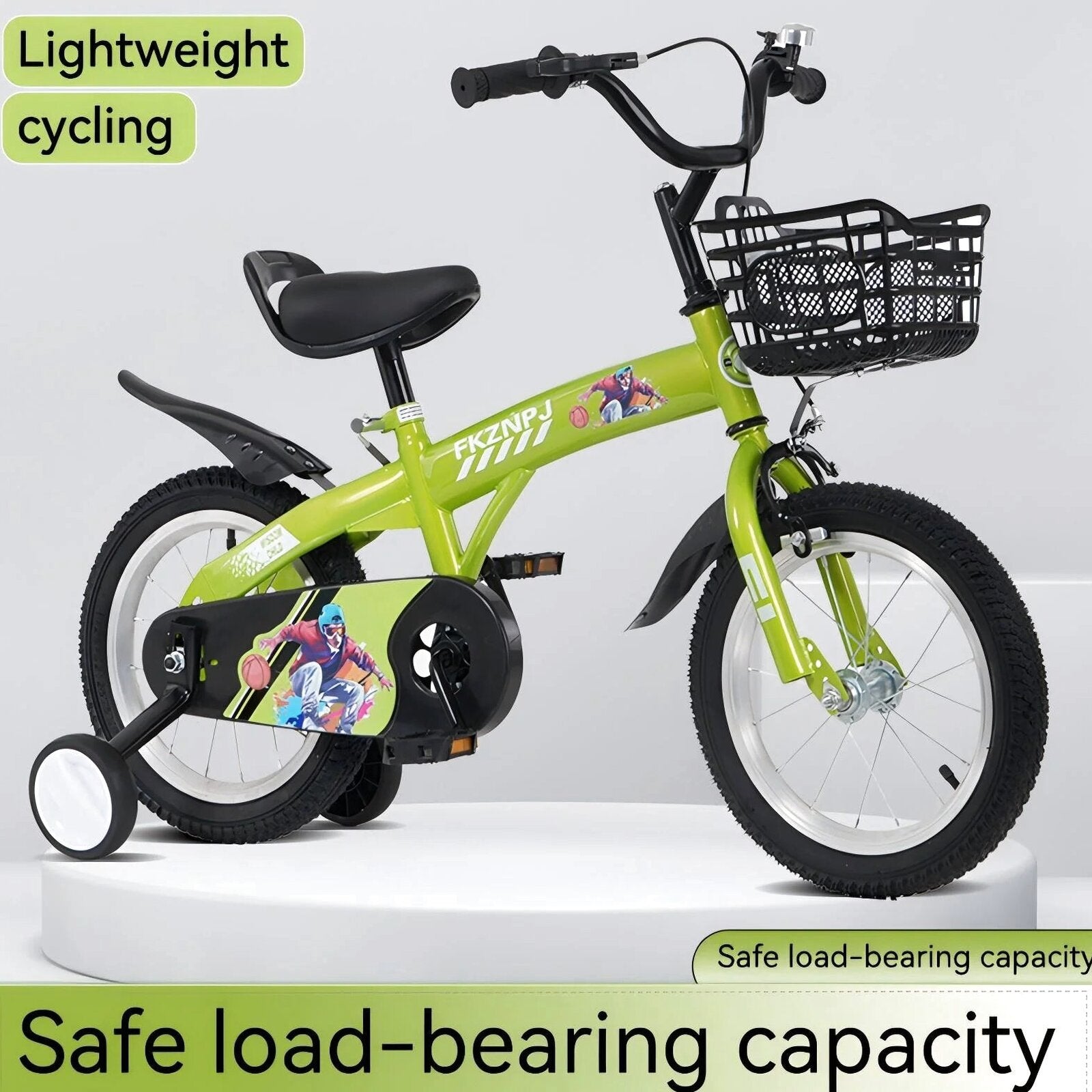 Baprem Girls' Bicycle, 18 Inch, Pink - Single Speed