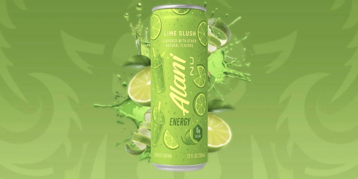 Lime Slush Energy Drink, 12 Pack Of 12fl Oz Cans, Sugar Free, Low Calories, 200mg Caffeine