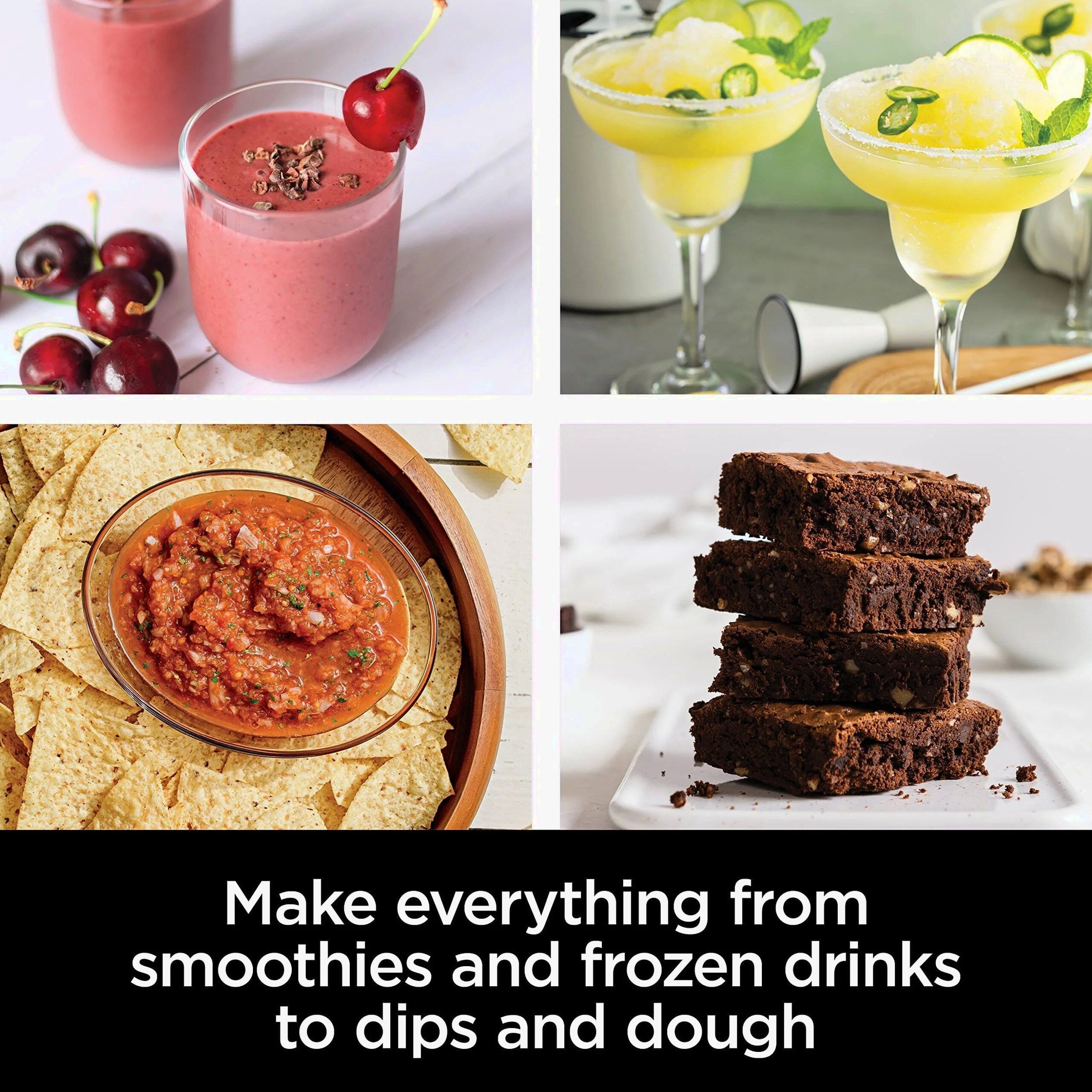 Ninja Compact Kitchen System 1200W, 72-oz Pitcher, 5-Cup Processor Bowl, 18-oz Cup - 3 Functions