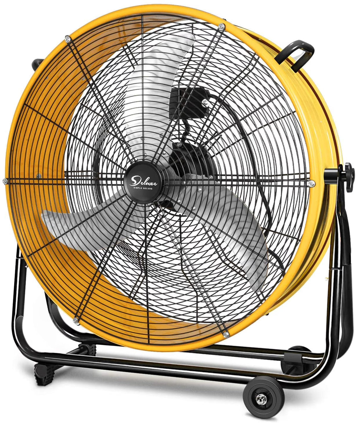 Simple Deluxe 24 Inch 3-Speed 4700 CFM Metal Drum Fan