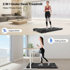 Tikmboex Under Desk Treadmill 2.5HP With LED Display, Remote And APP Dual Control