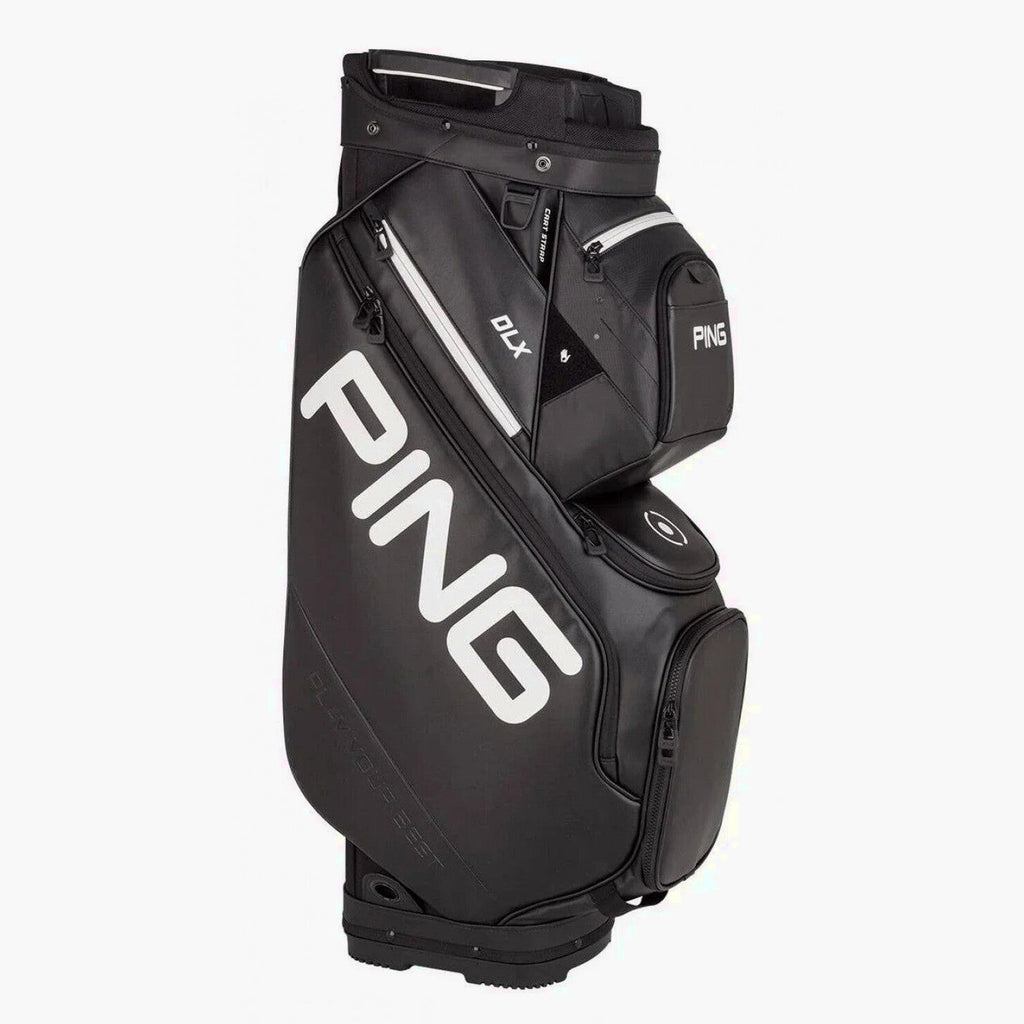 PING Cart Bag, White, 15-Way Top - DLX