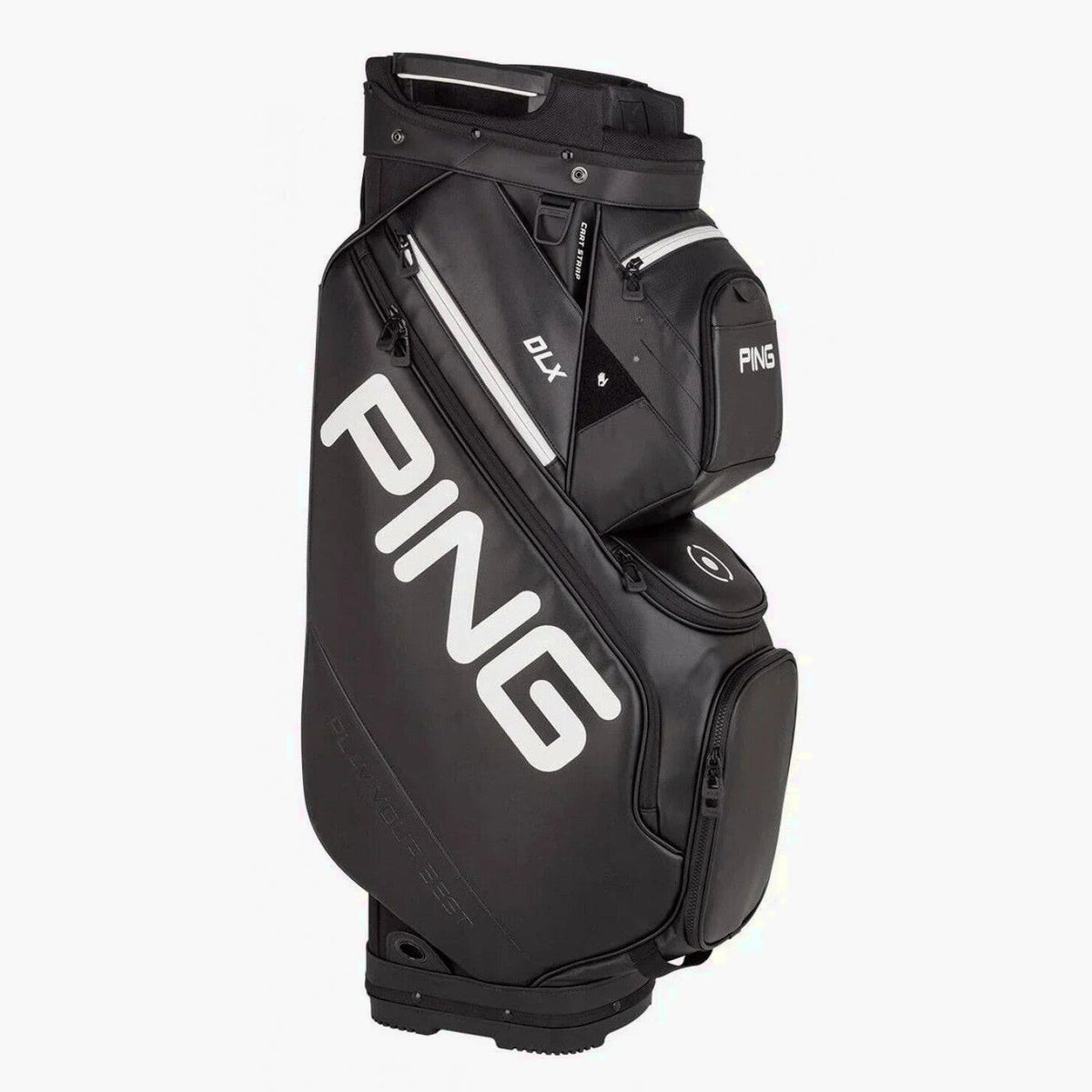 PING Cart Bag, White, 15-Way Top - DLX
