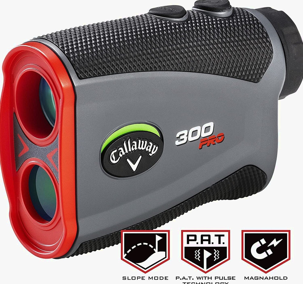 Callaway 300 Pro Slope Laser Golf Rangefinder 6x 5-1000 Yards - Enhanced 2021 Model