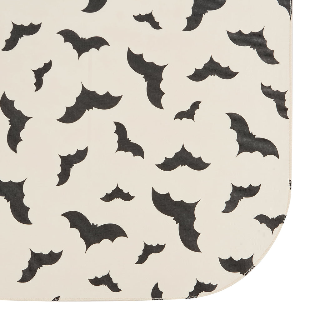 Way To Celebrate Halloween PEVA Tablecloth Indoor & Outdoor Table 60" x 102" - Bat Toss