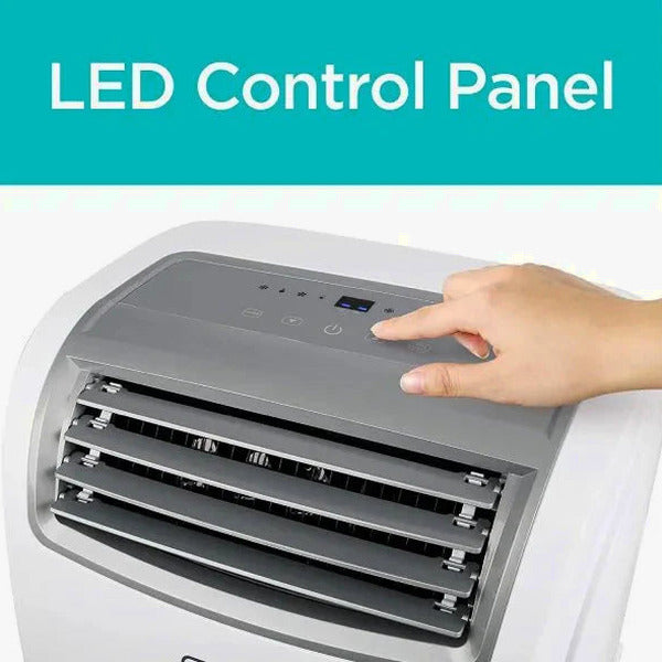 BLACK+DECKER 14,000 BTU Portable Air Conditioner With Heat And Remote Control, White