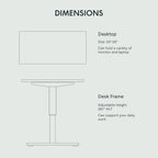 FLEXISPOT Electric Standing Desk With Whole-Piece Desktop - EN1