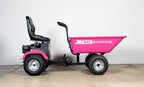Rat Barrow Ride-On Wheelbarrow, Black, 150 Ltrs, 200kg Capacity, 98cm Wide, 2.3m Long