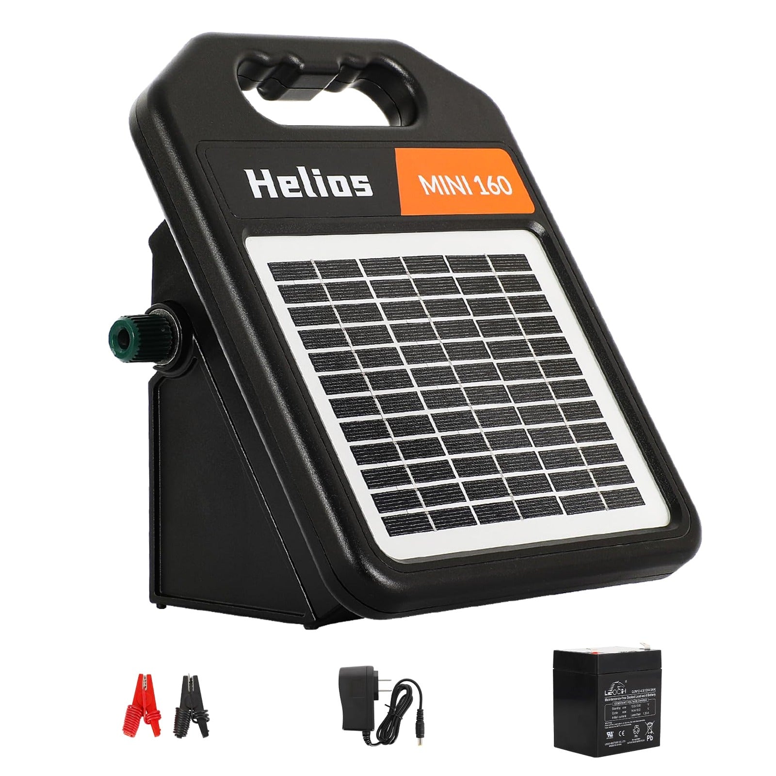 ANDMON Solar Electric Fence Charger, 10 Miles, 0.16J, Day/Night Mode - MINI160
