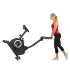 Sunny Health & Fitness Magnetic Upright Exercise Bike With LCD Pulse Monitor - SF-B2883