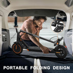 Electric Scooter With Solid Tires And Dual Braking - 350W/500W