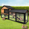 i.Pet Extra Large Wooden Outdoor Chicken Coop Rabbit Hutch With Run