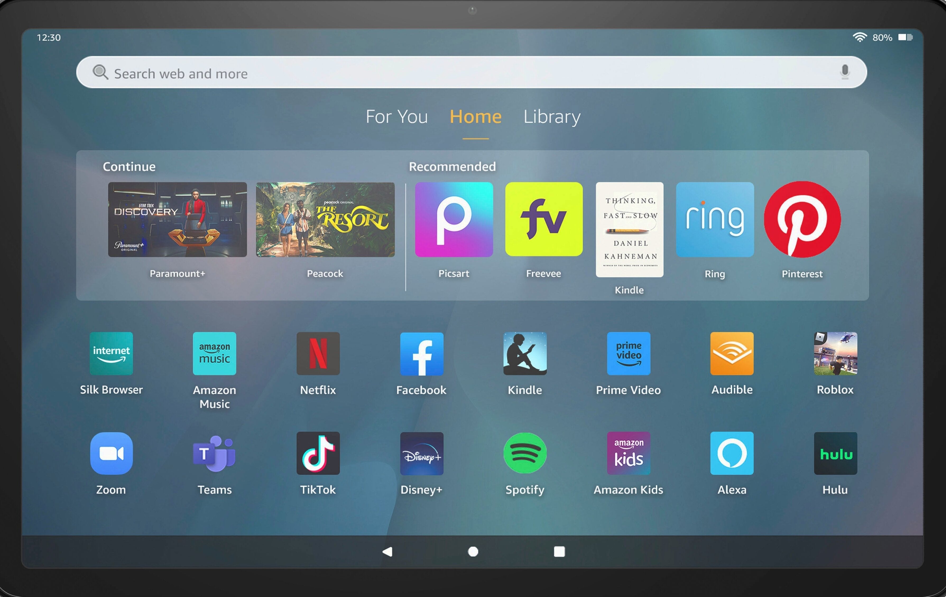 Amazon Fire Max 11 Tablet 11in Display, Octa Core Processor, 4 GB RAM, 14 Hour Battery Life, 64 GB, Gray