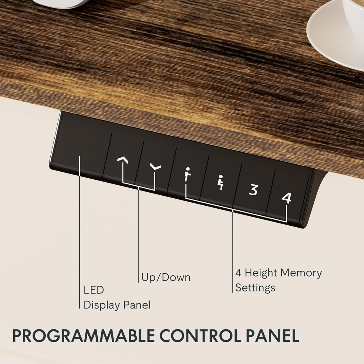 FLEXISPOT Electric Standing Desk With Whole-Piece Desktop - EN1