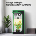 VIVOSUN Grow Tent Kit 2 x 2ft 1-Plant WiFi-Controlled System With Full Spectrum LED Light - GrowHub Outlet A22