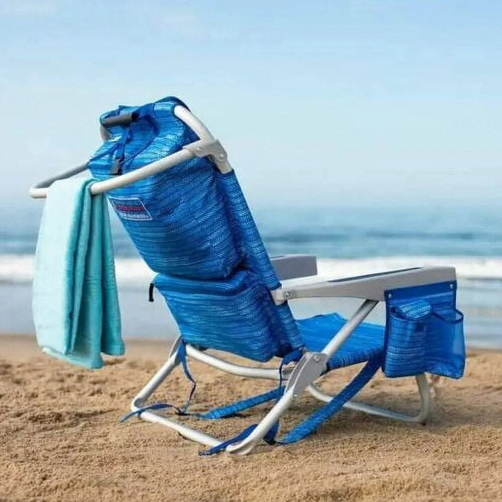 Tommy Bahama Backpack Beach Chairs, Blue, 2 Pack