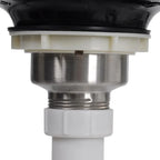 Shampoo Bowl Hair Sink With Gel Neck Rest, Hair Trap And CUPC Vacuum Breaker