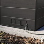 Suncast Cabana-Style Entertainment Shed, 8 ft x 7 ft, Resin - BMCB8730T