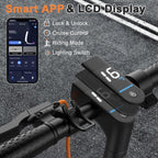 Electric Scooter With Solid Tires And Dual Braking - 350W/500W