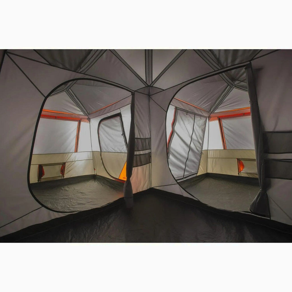 Ozark Trail Instant Cabin Tent, Sleeps 12, 16 x 16, 3-Room - WMT-161682B