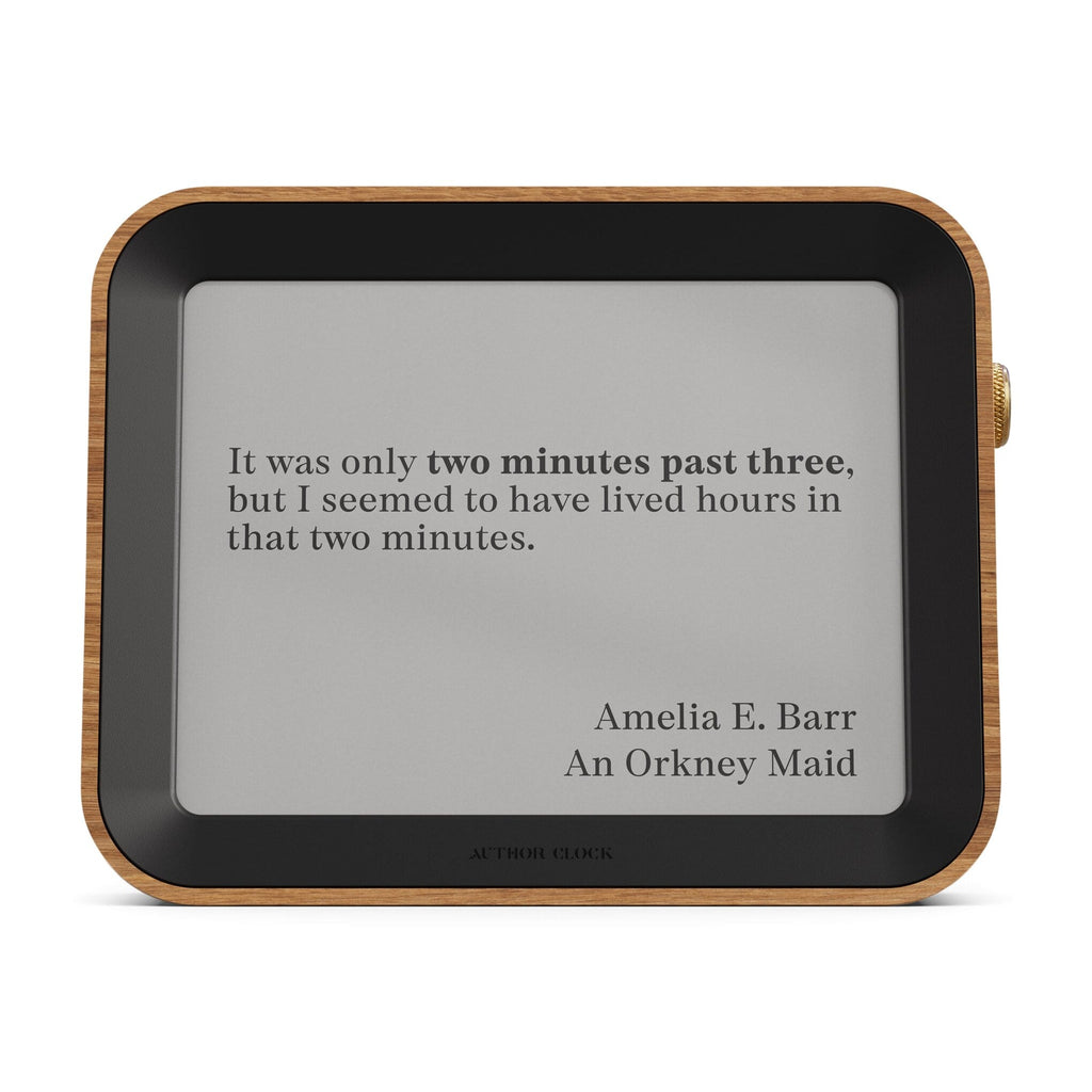 Author Clock Large