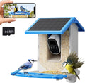 Treebirdy Smart Bird Feeder Camera, 4MP 2.5K HD, 64GB TF Card, Solar Powered