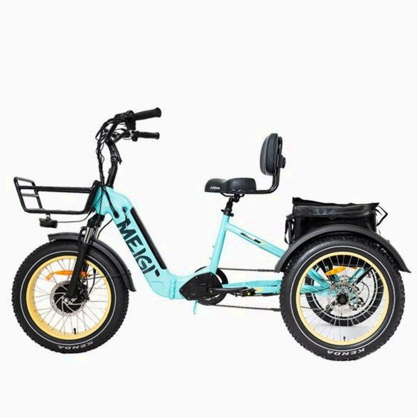 DWMEIGI Silverado 20 Foldable Fat Tire Electric Trike 48V/14AH 750W, 330LBS - MG2301