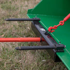 Titan Attachments 43in Hay Bale Spear Attachment With Stabilizer Spears - Conus 2