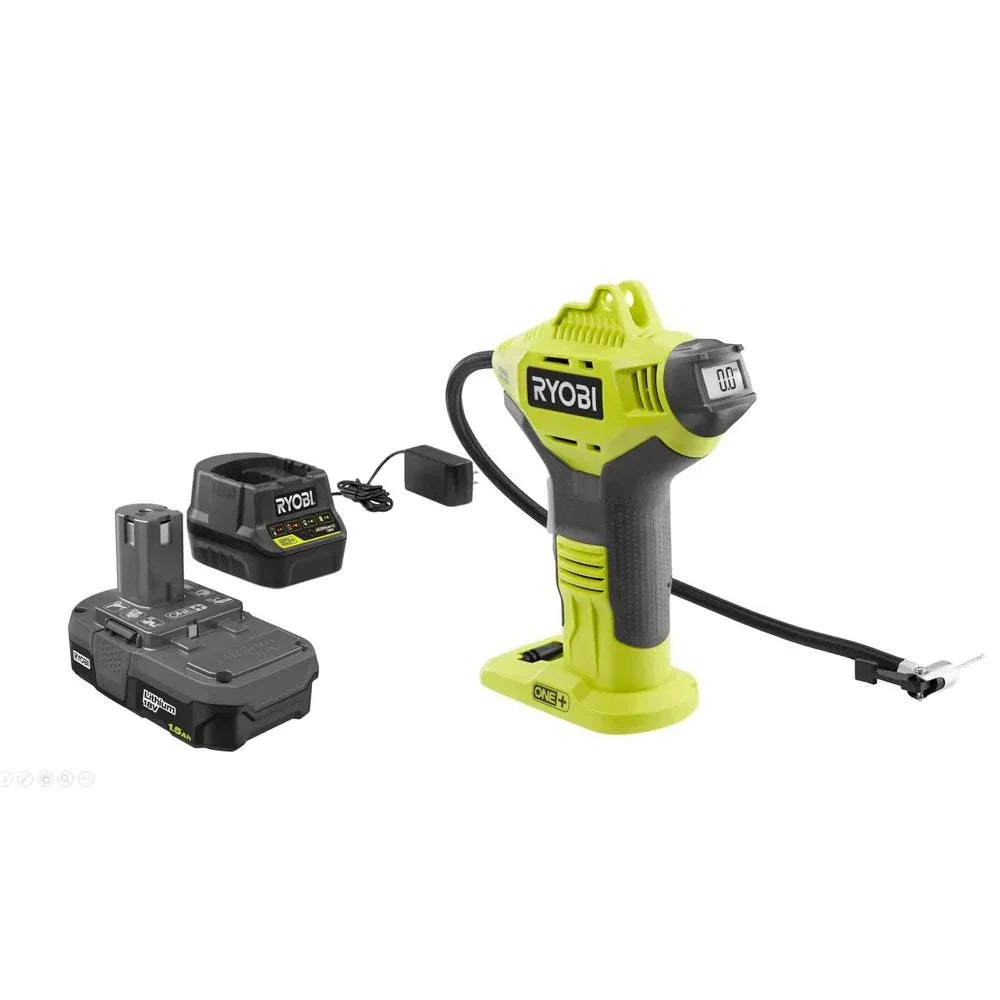 RYOBI 18V ONE+ High Pressure Inflator with Digital Gauge Kit