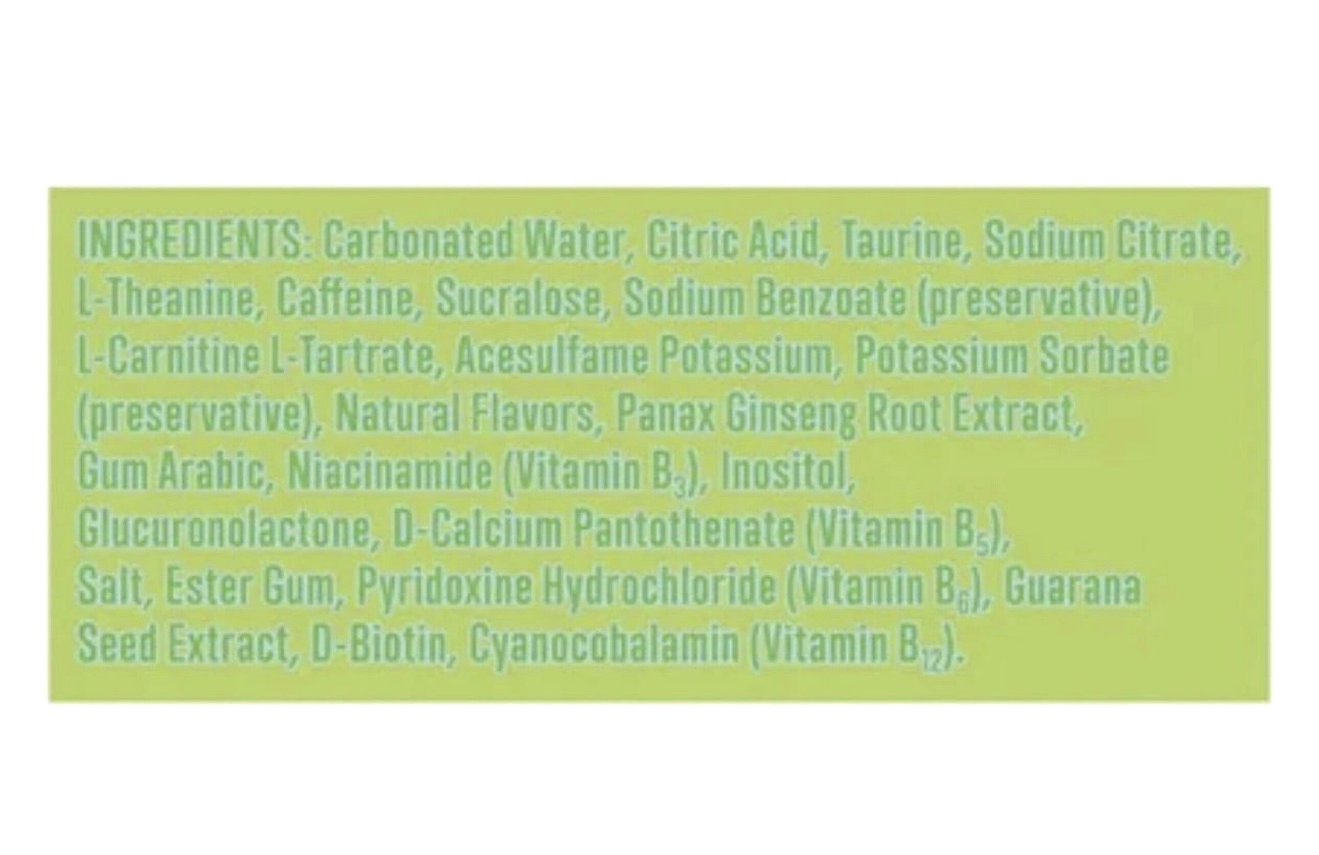 Lime Slush Flavor Energy Drink 12 Pack (12fl oz Cans) Sugar Free Low Calories 200mg Caffeine