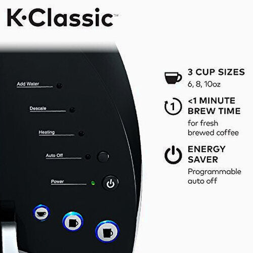 Keurig K-Classic Single Serve K-Cup Pod Coffee Maker - Programmable