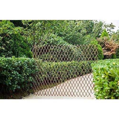 Glant Willow Expandable Garden Trellis Fence - 22X120 inch
