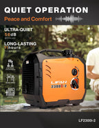 LIFAN Gasoline Inverter Generator 2300W - Portable Parallel Capable