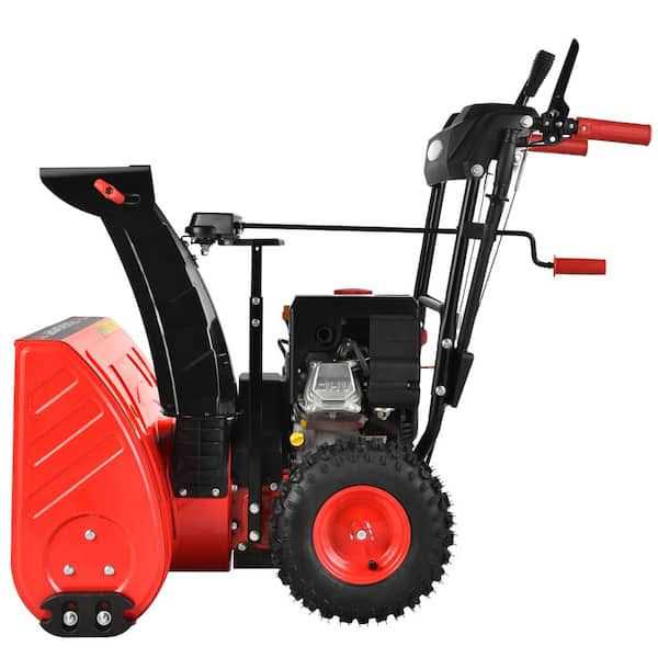 Powersmart Two-Stage Gas Snow Blower, 24 in, 212cc, Electric Start, LED Light, Heated Handles