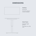 FLEXISPOT Electric Standing Desk With Whole-Piece Desktop - EN1