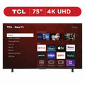 TCL 75 inch 4-Series 4K UHD HDR Smart Roku TV With Voice Control And AirPlay - 4-Series